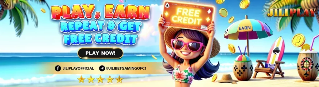 1743223886666_Play, Earn Repeat & Get Free Credit 1280x350_slot_casino CHALLENGE ALL GAME TYPES AND GET UP TO MILLIONS OF FREE CREDITS!
